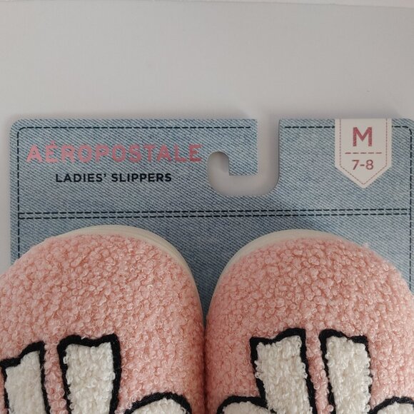 Pink Cozy Slippers with Bow - Women's Size Med. 7-8 NWT - Picture 2 of 15